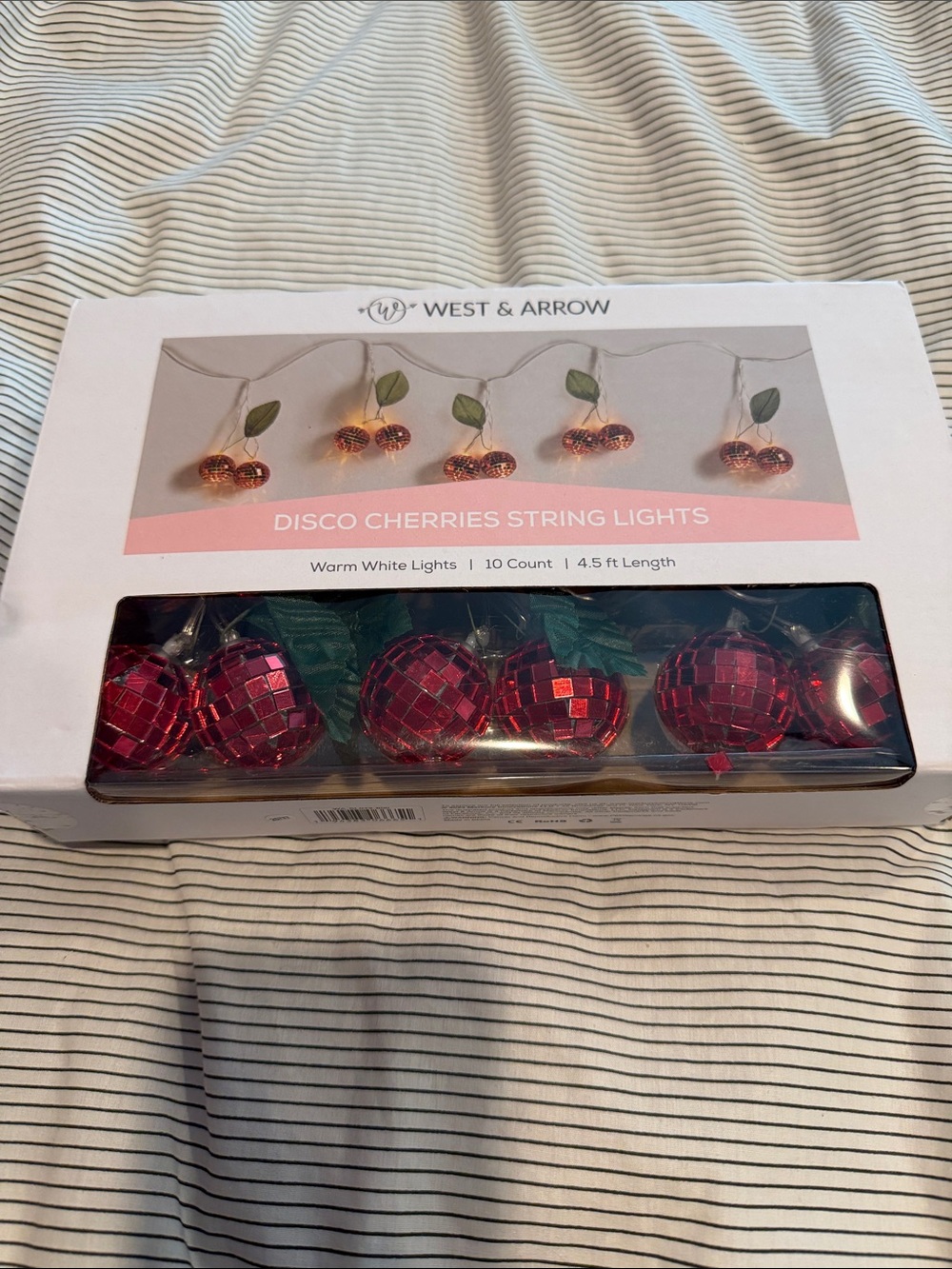 Disco Cherries String Lights - Red